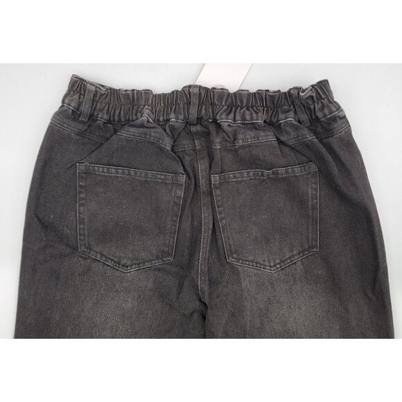 GeeGee Womens  S Black Rhinestone Studded Stretch Waist Denim Pants Jeans NWT - Picture 5 of 13